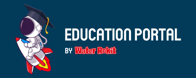 Education Portal logo - blue background