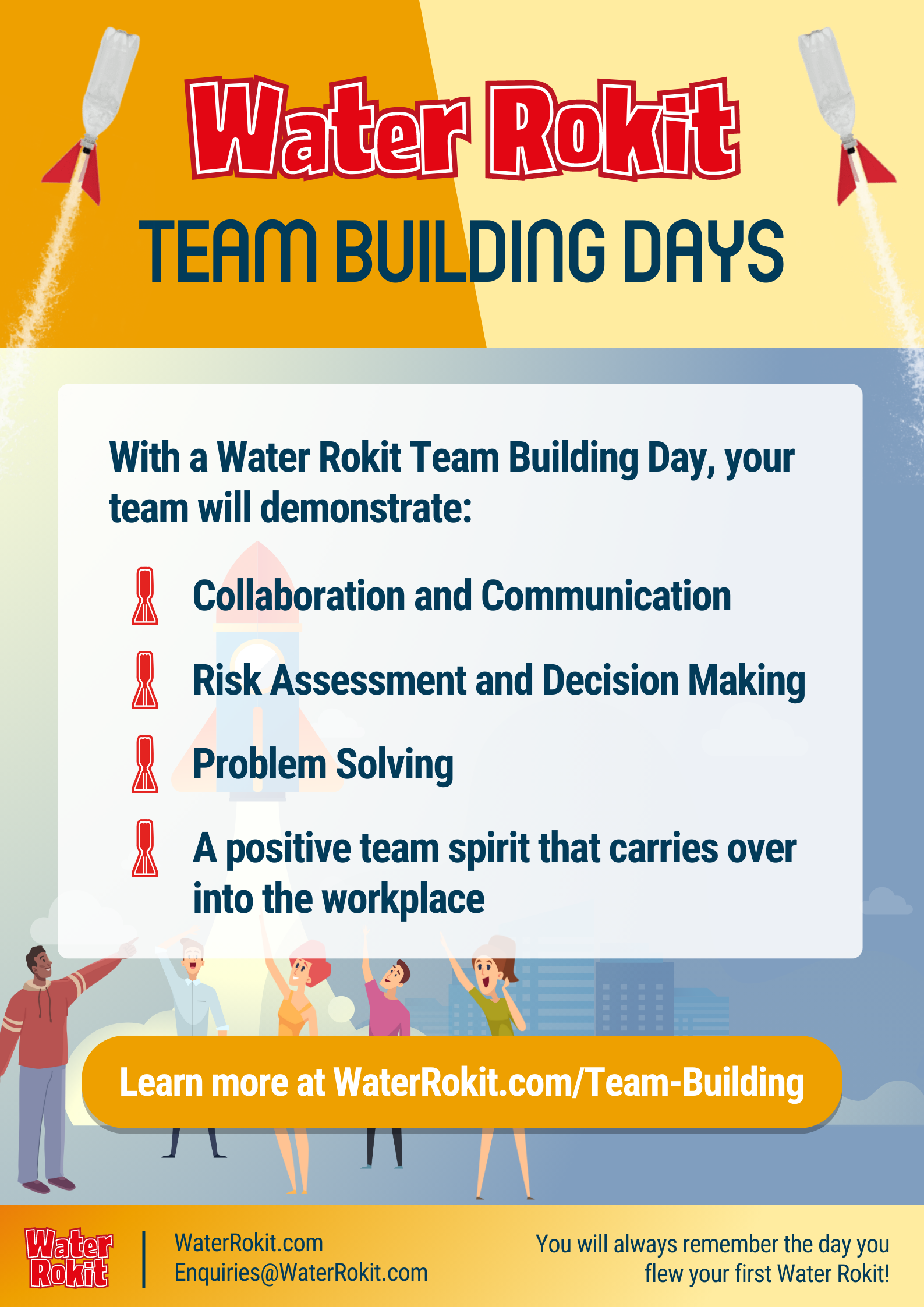 Water Rokit Team Building Days